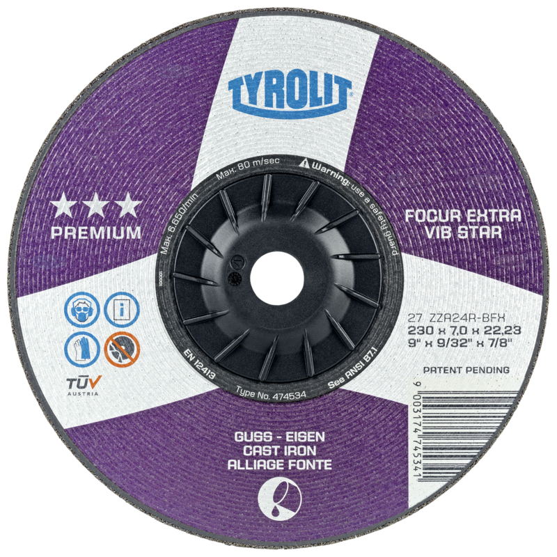 FOCUR-EXTRA VIBSTAR afbraamschijven